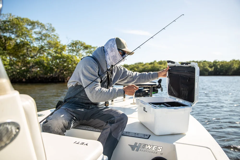 On the water — equipped and ready
