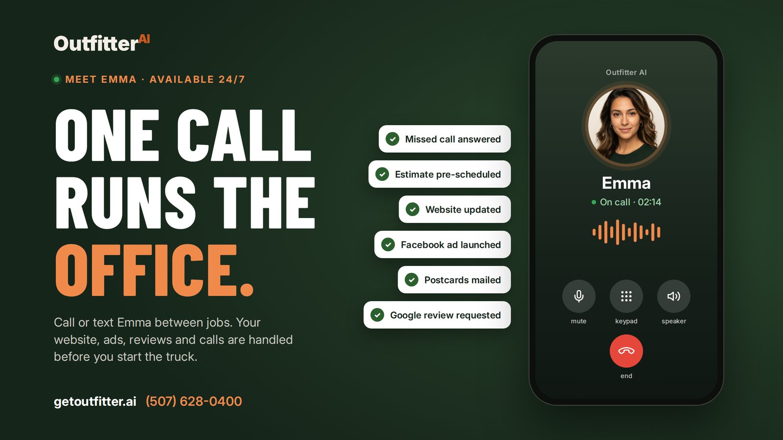 One call runs the office