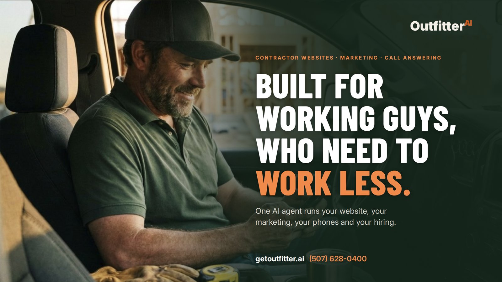 Built for working guys, who need to work less