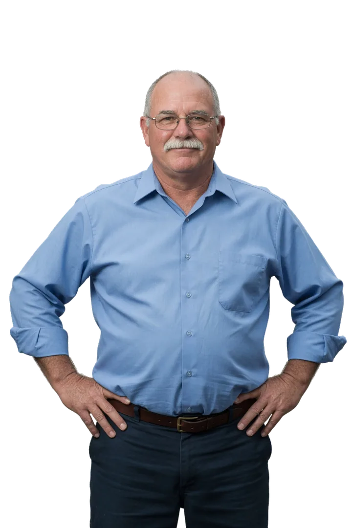 Example owner of a local pool service company