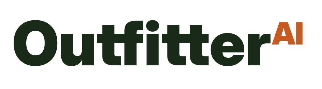 Outfitter AI logo, dark version