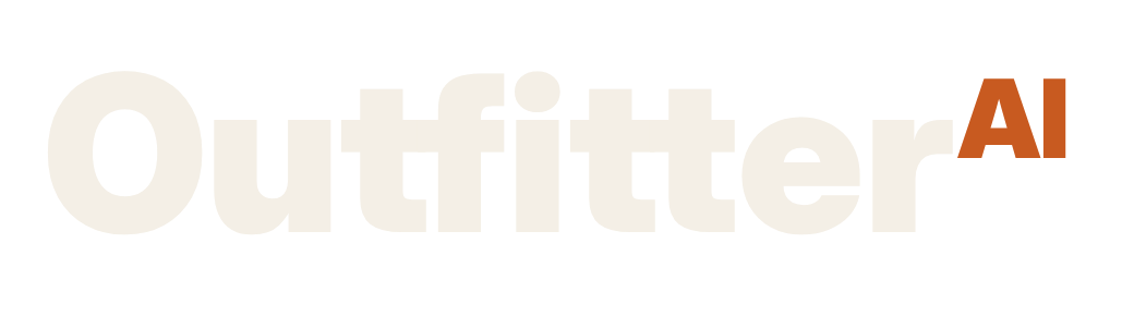 Outfitter AI logo, light version